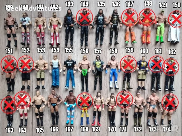 Екшън Фигурки WWE Кеч Pro-Wrestling Action Figures Ambrose Reigns Cena 2/3, снимка 5 - Колекции - 46527048