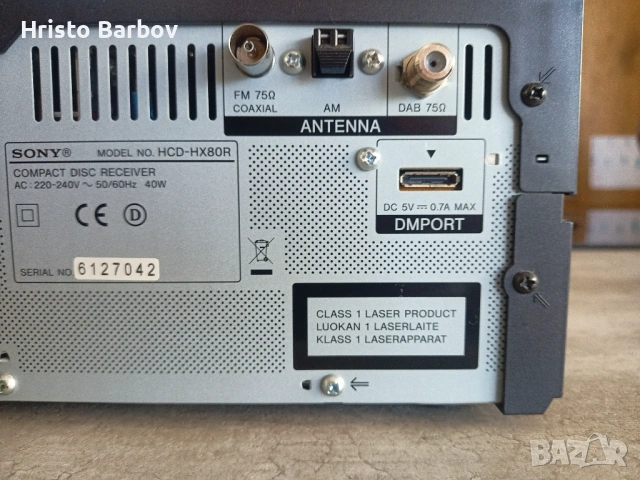 SONY hcd -HX80R, снимка 4 - Радиокасетофони, транзистори - 54190250