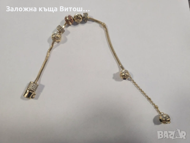 Златна гривна Pandora 14к 20.5гр. , снимка 2 - Гривни - 54958507