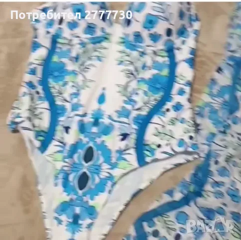 Бански твърда чашка с парео пола размери  L  гр.98см х 108см еластичност , снимка 6 - Бански костюми - 55461178