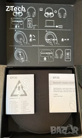Sennheiser Epos Adapt 660 Aston Martin F1 Team  Слушалки, снимка 6 - Bluetooth слушалки - 55402549