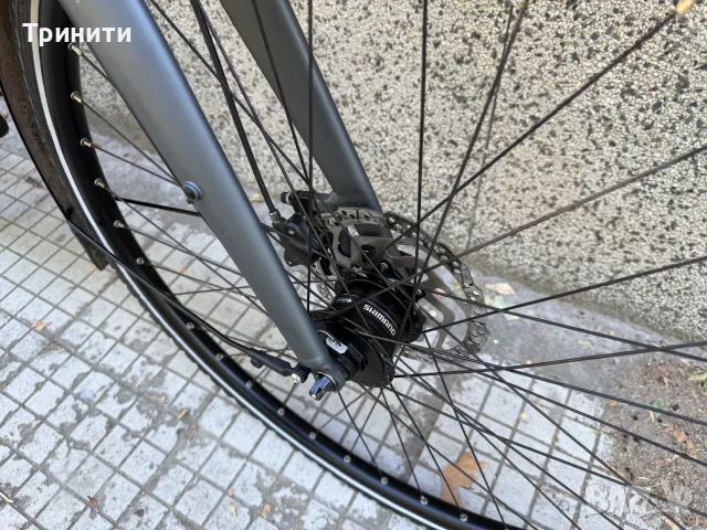 Velo de Ville L200 sport/Shimano Cues 2x10/Динамо главина шимано, снимка 9 - Велосипеди - 55511667