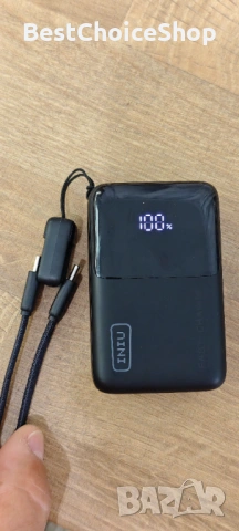 Мощна мини Power Bank 45W 10000mAh PD3.0 бързо зареждане, снимка 3 - Външни батерии - 54909792