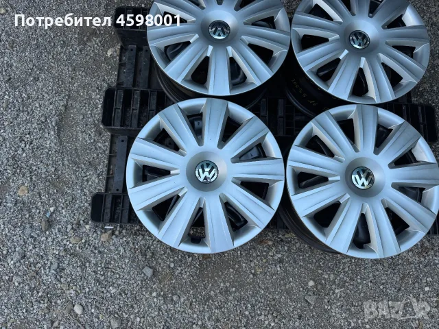 4бр.СТРУКТУРНИ Джанти 16цола 5x112 ET50+ТАСОВЕ за Vw,Skoda,Seat,Audi, снимка 15 - Гуми и джанти - 55596110