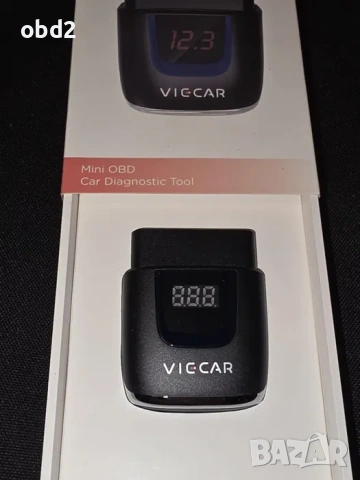 Viecar Mini OBD2 Скенер с Bluetooth 5.0, Дисплей (Волтметър) и USB-C, снимка 2 - Аксесоари и консумативи - 55008944