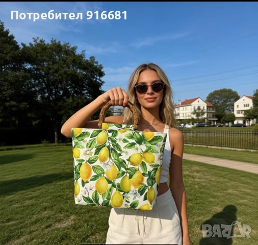 Лятна дамска чанта , снимка 3 - Чанти - 54717889