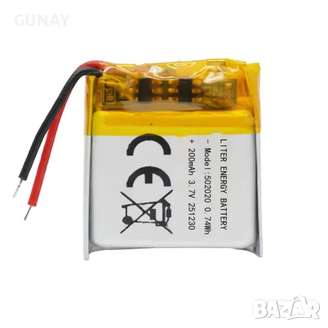 LITER ENERGY 3.7V Li-Po Батерии 801350 602535 603040 702535 802060 782052 523450 602560 Li-ion, снимка 2 - Друга електроника - 55511628