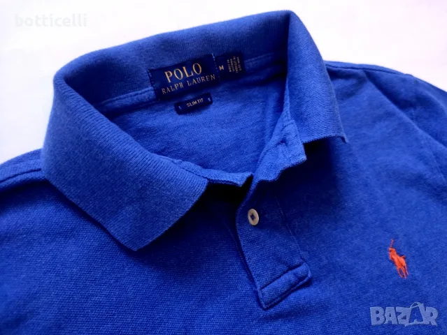 POLO Ralph Lauren Cotton Shirt Mens - M - оригинална мъжка тениска, снимка 5 - Спортни дрехи, екипи - 55494770