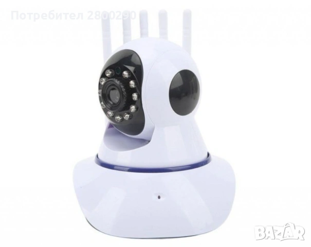 📹🏠 ДОМАШНА WI-FI КАМЕРА ЗА ВИДЕОНАБЛЮДЕНИЕ С 5 АНТЕНИ – 2MP HD 1080P 🏠📹, снимка 2 - Камери - 54875155