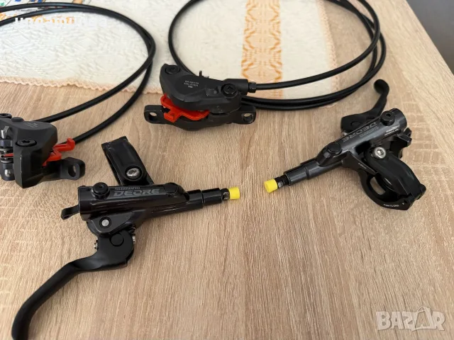 Спирачки Shimano Deore BR-M6100, Center Lock дискове 180 mm