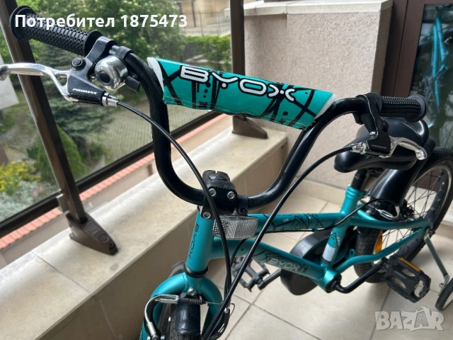 Детски велосипед Byox 18’’ зелено, снимка 4 - Велосипеди - 54574234