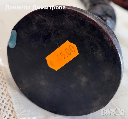 Масивен рог от смола, снимка 7 - Антикварни и старинни предмети - 55008997