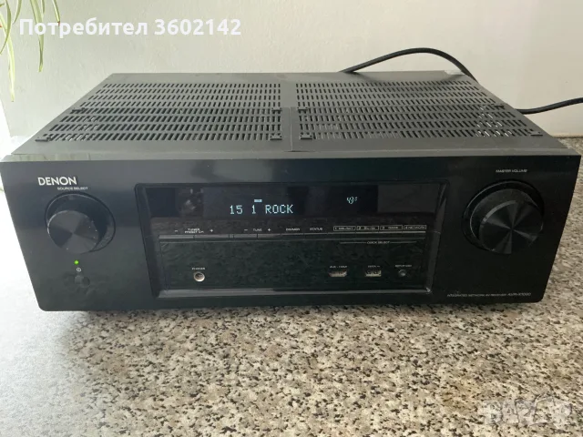 Denon AVR-X1000 аудио видео ресийвър усилвател тунер с оригиналното дистанционно, снимка 2 - Ресийвъри, усилватели, смесителни пултове - 55352574