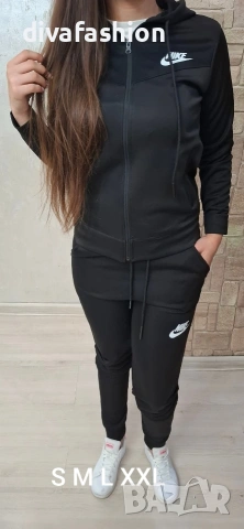 ✅Дамски екип Найк с качулка.✅Удобен,практичен, качествен!