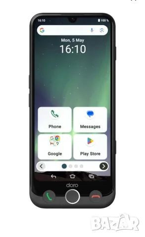 Нов Doro Aurora A30 Dual SIM (6GB/128GB) Графитен, снимка 3 - Телефони с две сим карти - 55652506