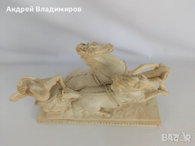Малка статуя коне на Amilcare Santini, снимка 2 - Антикварни и старинни предмети - 54907426