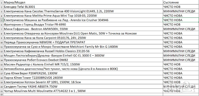 ЛОТ/ПАЛЕ с ЕЛЕКТРОУРЕДИ - Прахосмукачка, Фритюрник, Кана, Ютия, Радиатор, Кафемелачка, Блендер, 20БР, снимка 11 - Други - 53571184