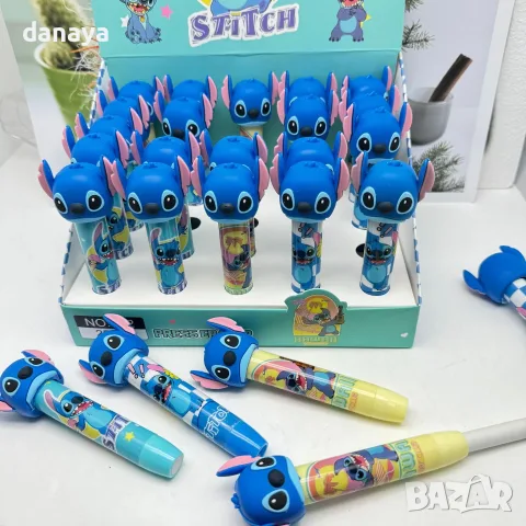 6985 Ученическа гумичка за триене Стич Stitch с механизъм за изваждане, снимка 2 - Ученически пособия, канцеларски материали - 55567706