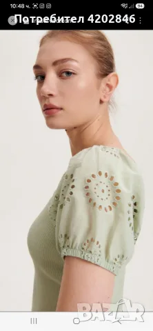 🌸RESERVED🌸Нов оригинален кроп топ , снимка 6 - Корсети, бюстиета, топове - 55632544