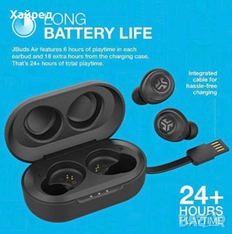Слушалки Jbuds Air True Wireless, снимка 5 - Bluetooth слушалки - 54184676