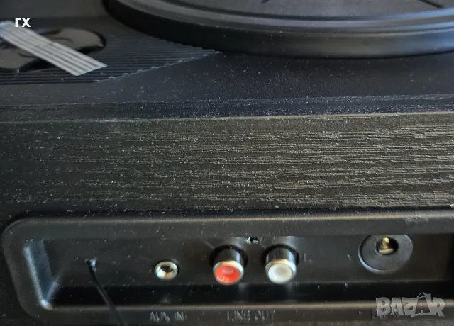 Грамофон TR109-R с ВГРАДЕНА БАТЕРИЯ, FM, Bluetooth, USB, SD слот и говорители, снимка 4 - Грамофони - 55423399