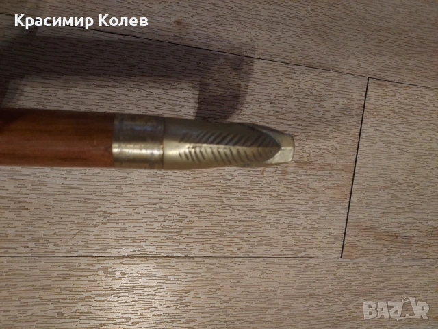 Стар бастун с месингова конска глава , снимка 10 - Други - 54671356