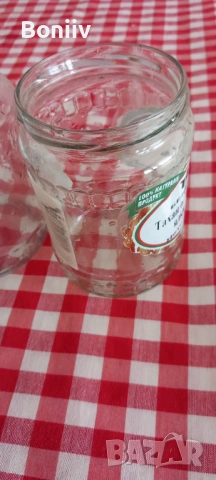 Стъклени буркани , снимка 8 - Буркани, бутилки и капачки - 54317279