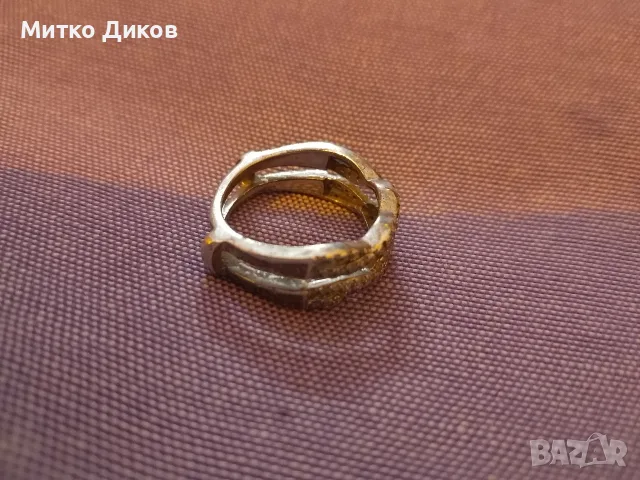 сребърен пръстен проба 925 с камъчета тегло 5.11 грама, снимка 3 - Пръстени - 55307747