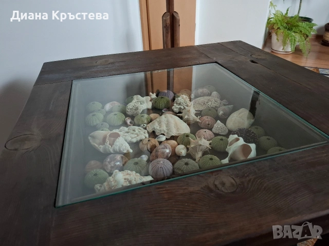 Масичка за кафе ръчна изработка рустикален стил, снимка 5 - Маси - 54302967