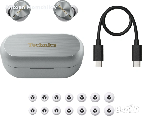 Слушалки Technics EAH-AZ80 Bluetooth ANC Silver, снимка 3 - Bluetooth слушалки - 55034712
