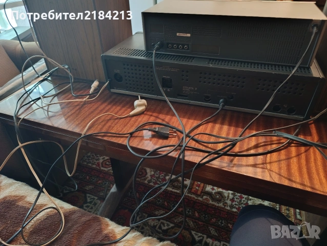 Ретро аудио сет: Стерео усилвател Соната 2 , Дек Hitachi и колони Studio 40 w, снимка 4 - Ресийвъри, усилватели, смесителни пултове - 55258473