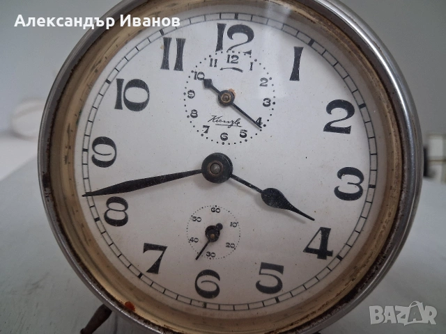 Стар германски часовник KIENZLE, снимка 2 - Антикварни и старинни предмети - 54658148