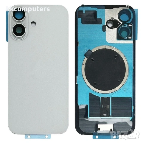 OEM Заден Капак за iPhone 16 Plus с Рамка, Стъкло за Камерата и Магнитен Ринг – 5 цвята
