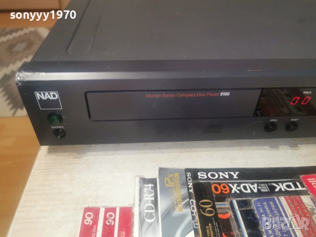NAD 5100 CD PLAYER-MADE IN JAPAN-ВНОС SWISS 1207260917L4, снимка 3 - Декове - 55246941