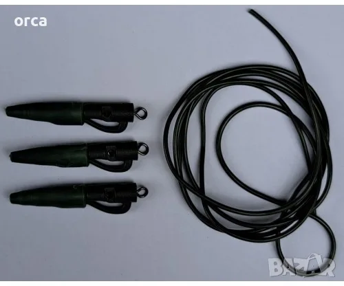 Комплект Lead Clip за шарански монтаж с клипсове, конуси и вирбели