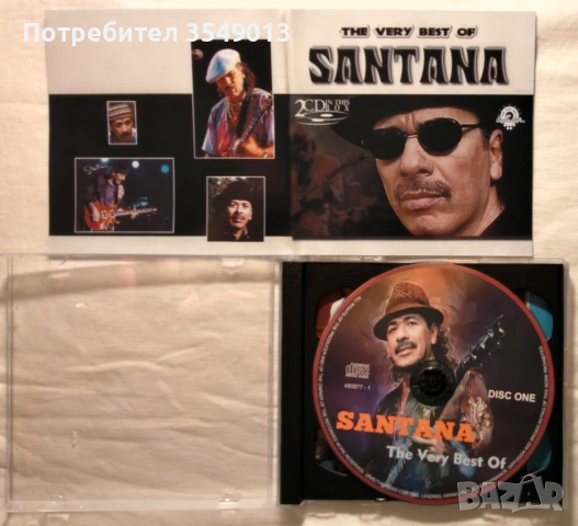 CD / ЦД компакт дискве - SANTANA  [2 CD] двойни дискове, снимка 4 - CD дискове - 54887956