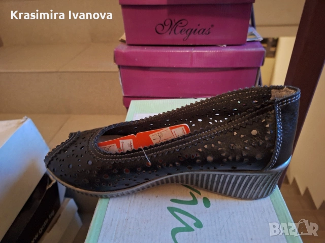 нови обувки Мегияс естествена кожа , снимка 3 - Дамски ежедневни обувки - 54209702