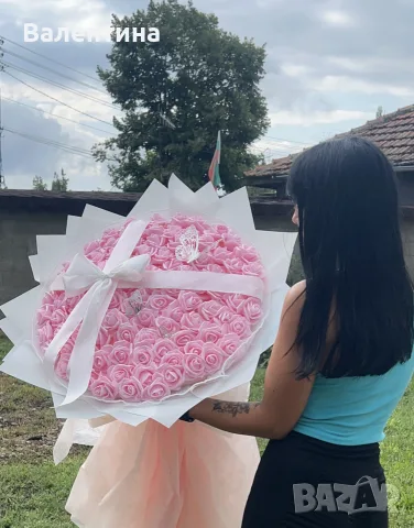Букет от 101 вечни рози🌸, снимка 3 - Други услуги - 55406722