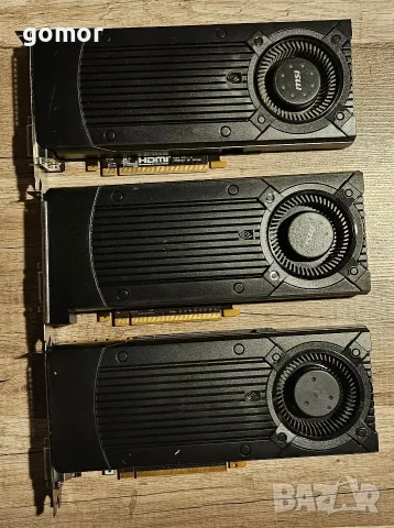 13 видеокарти NVIDIA и AMD – MSI, Gainward, XFX, Sapphire, Gigabyte, HIS, снимка 7 - Видеокарти - 55347221