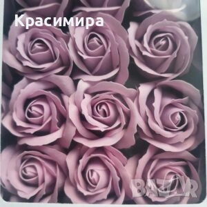 Сапунени рози, снимка 5 - Изкуствени цветя - 54093561