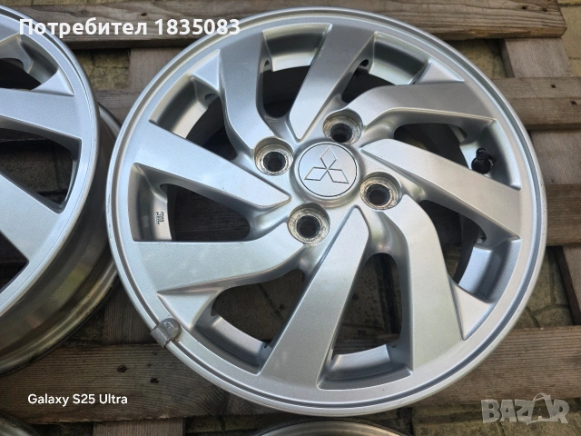 Лети джанти 14ки 4х100 Mitsubishi, снимка 7 - Гуми и джанти - 55178909