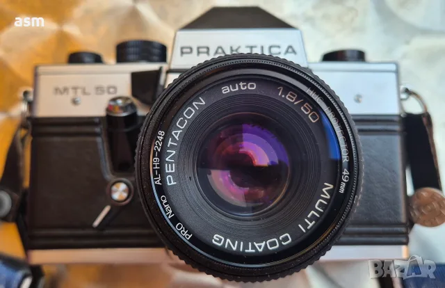 Продавам Praktica MTL 50 с Pentacon auto 1,8/50