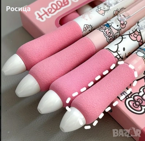 Комплект от 4 броя химикалки Hello y., снимка 2 - Други - 55086607