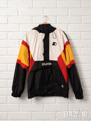Starter color block half zip retro jacket 