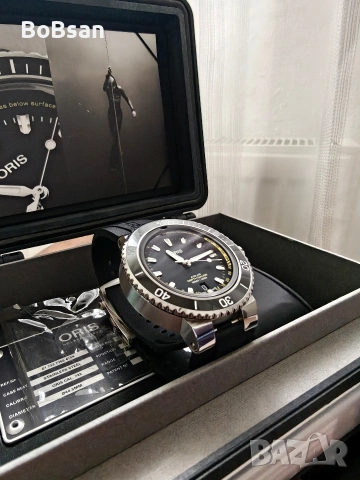 Oris Aquis Diving Depth Gauge 733 7755 4154-Set RS, снимка 3 - Мъжки - 54534201