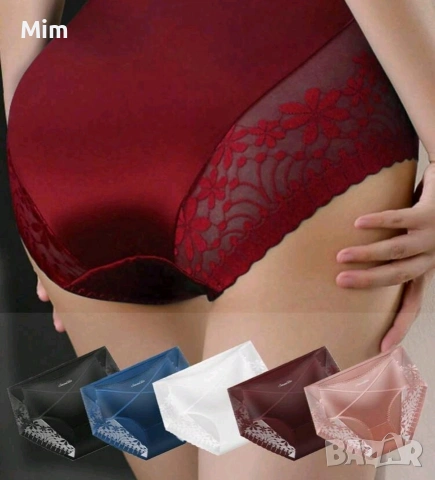 2XL Червена сатенена бикина , снимка 3 - Бельо - 55159108