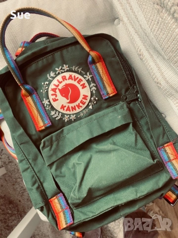 ОРИГИНАЛ Fjallraven Kanken раница ръчно бродирана