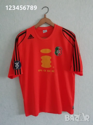 Литекс Ловеч Уефа adidas мачова оригинална тениска фланелка екип Litex Cichero 2007/2008, снимка 2 - Тениски - 53165990