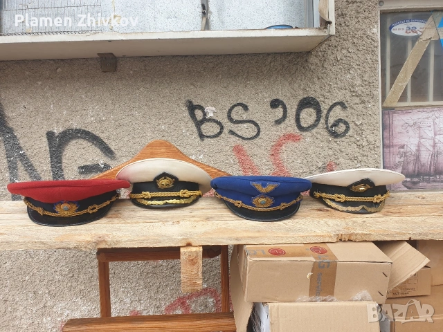 Фуражки от БЧФ и БГА -БАЛКАН 