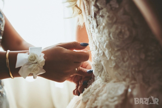 Дизайнерска булчинска рокля от Luce Sposa Rosina, снимка 4 - Сватбени рокли - 54989753
